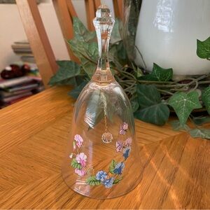 Vintage Avon Glass Flower Bell